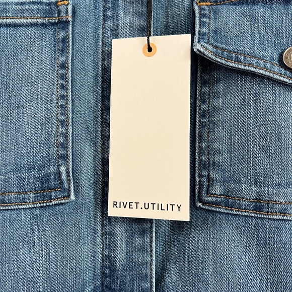 NWT Luxury Denim Jumpsuit - USA Made - Picture 13 of 16